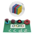 thumbnail image 3 of 216 bolas magnéticas Buckyball de seis colores de 3-5 mm con caja de hierro, juguete rompecabezas cúbico para adultos Regalo de navidad, 3 of 4
