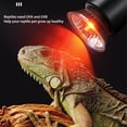thumbnail image 3 of Bombilla De Repuesto Para Luz De Calor Para Reptiles, Aluminio UVA UVB, Ahorro De Energía, Lámpara De Calor Para Tomar El Sol, Bombilla 3.0 Infrarroja Para Erizo Para Serpientes, 3 of 7