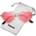thumbnail image 1 of Gafas de sol Eiuizah Polarized Heart UV400 con montura metálica para mujeres y hombres, 1 of 6