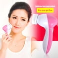 thumbnail image 3 of Cepillo de limpieza facial limpiador facial eléctrico con 5 cabezales para una limpieza profunda exfoliante suave, 3 of 9