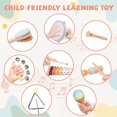 thumbnail image 3 of Set de instrumentos musicales YHHYTOY Montessori 18 Month+ Baby, 3 of 6