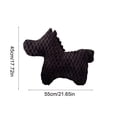 thumbnail image 3 of Almohadón de Peluche Caballito 55x45cm – Juguete de Relleno Suave de Poliéster, Mascota Decorativa Multicolor para Sofá/Cama, Símbolo del Año del Caballo, Lavable a Máquina, 3 of 6