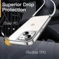 thumbnail image 4 of JETech Crossbody Case for iPhone 14 6.1-Inch with Adjustable Lanyard Strap, Clear Transparent Anti-Yellowing Shockproof Protective Phone Cover with Neck Cord (Starlight), 4 of 6