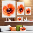 thumbnail image 3 of Cute Orange Watercolor Flower - Flowers Canvas Wall Artwork, 3 of 4