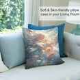 thumbnail image 7 of 2PCS Mermaid Glitter Fish Scale Girls Throw Pillow Covers 18x18 Decorative Cushion Case Square Pillows Cover Pillow Cases Accent Pillowcase for Sofa,Couch, 7 of 7