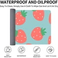 thumbnail image 4 of Kawaii Strawberry Pattern Mouse Pad,Desk Mat,Game Mat,Makeup Table Mat,Varied Use Mat for Office/Home/Study Girls Boys(31.5''''X15.7'''''',Blue&Strawberry), 4 of 6