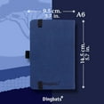 thumbnail image 5 of Wildlife Dingbats* Wildlife A6 Pocket Blue Whale Notebook - Plain, (Hardcover), 5 of 7