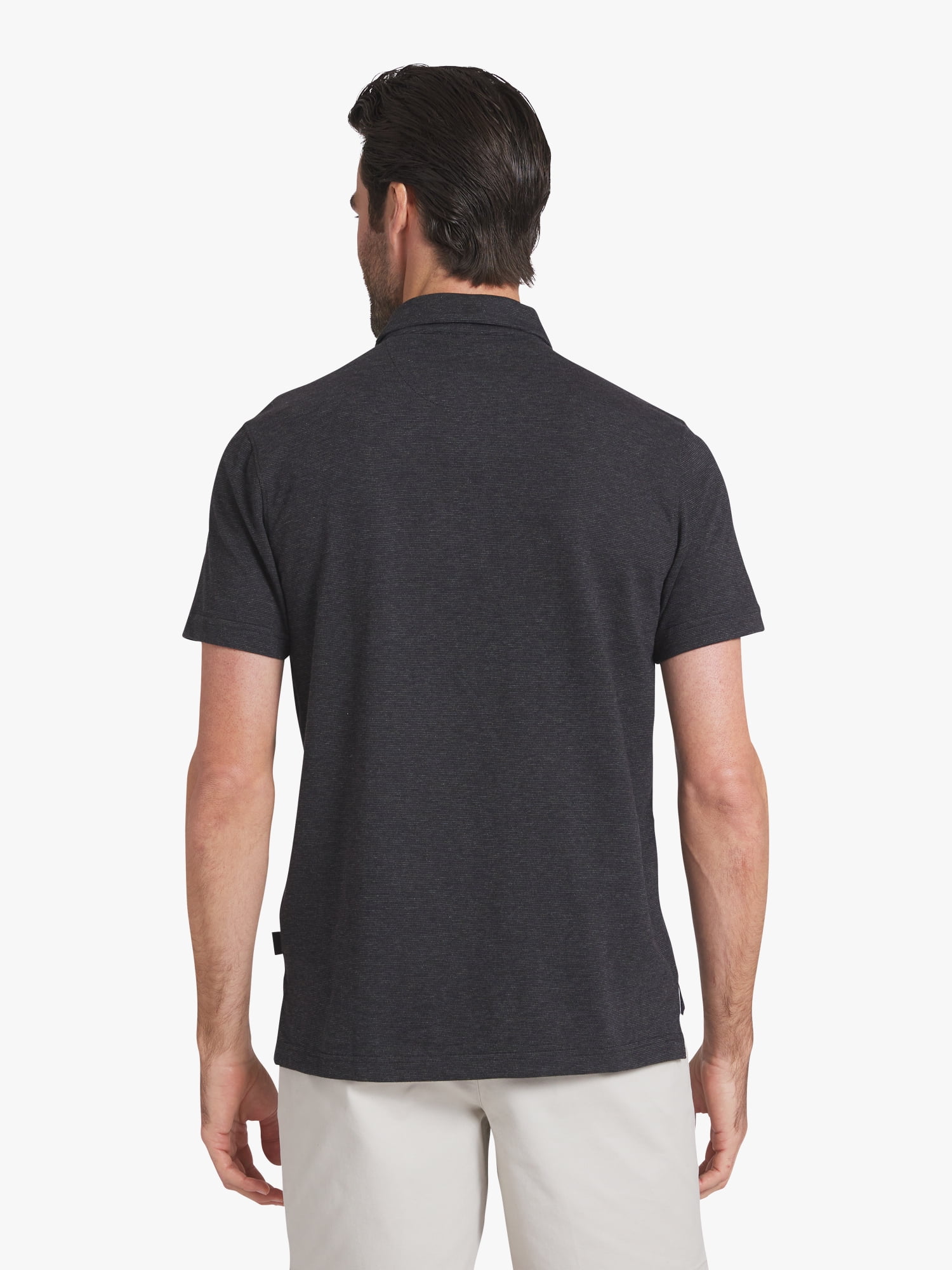 Chaps Men's and Big Men's Harbor Side Slub Short Sleeve Polo Shirt, Sizes S-3XL