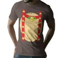 thumbnail image 2 of Christmas Costume Reindeer with Bells Mens Costume T Shirt with Red Antlers Headband, 2 of 4