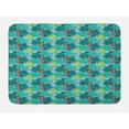 thumbnail image 1 of Botanical Bath Mat, Sketch Floral Bouquet Design Harmonised with Pastel Colored Uneven Spots, Plush Bathroom Decor Mat with Non Slip Backing, 29.5" X 17.5", Multicolor, by Ambesonne, 1 of 2