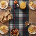 thumbnail image 5 of Sm:)e Spring Winter Rustic Farmhouse Plaid Halloween Table Runner 13x120 Inch, Dark Blue Green Check Holiday Decor, 5 of 8