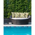 thumbnail image 2 of Waterproof Outdoor Throw Pillows with Inserts 18"x18", Yellow Lemon Soft Decorative Pillowcases for Couch Bedroom, Spring Floral Flower Fruit Farmhouse Modern Pillow Covers for Sofa Living Room, 2 of 6