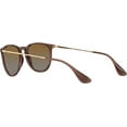 thumbnail image 3 of Ray-Ban Erika RB4171 Sunglasses - (6593T5) Transparent Dark Brown/Brown Gradient Polarized - 54mm, 3 of 7