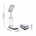 ZAROYEAX Portable Folding LED Table Lamp Desk Light Sensitive Control