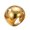 Gold, variant on Women's Stainless Steel Wide Band Minimalist Sculptural Curved Bubble Dome Bold Ring High Polish Gold Plated Size 10