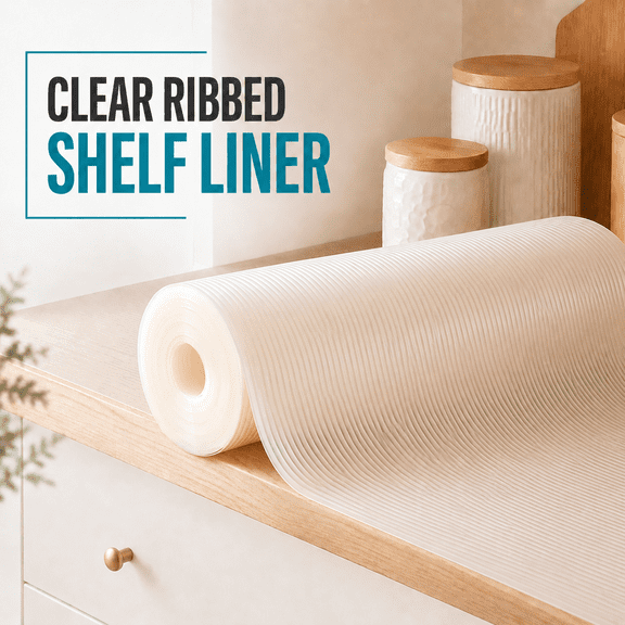 VALUNE 24 Inches x 20 FT Shelf Liners for Kitchen Cabinets, Non-Slip Drawer Liner, Waterproof & Oil-Proof Non Adhesive Durable Material Fridge Liner for Shelves
