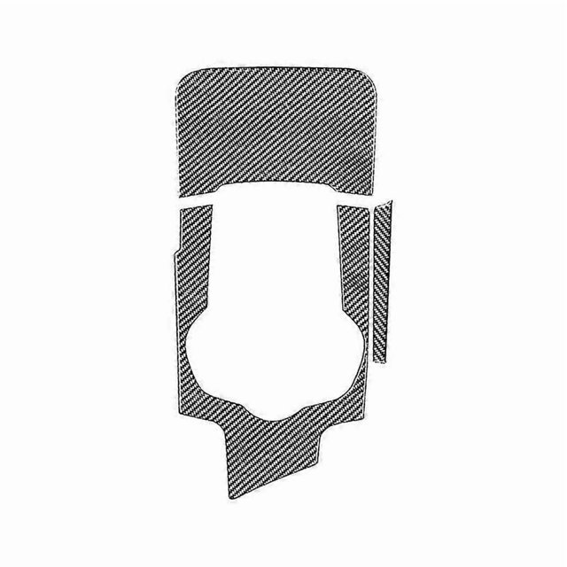 For 2015-2023 Carbon Fiber Car Center Console Gear Shift Panel Cover Trim Sticker Accessories
