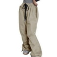 thumbnail image 4 of Children's Wear Girls Design Sense Cargo Pants Fashion 2024 Autumn Children's Casual Pants For Children 10 Years-11 Years Khaki, 4 of 8