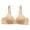 Beige, variant on Bras Women's Non-Steel Ring Gathering Comfortable Breathable Underwear Daily Bra Strapless Bra No Underwire Womens Underwear Honeymoon Lingerie for Women, 34