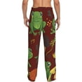 thumbnail image 3 of Fotbe Men'S Frogs And Mushroomsclassic Pajama Pants With Elastic Waist And Drawstring Pockets，Pajama Pants Mens Lounge Pants Super Soft, 3 of 9