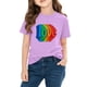 thumbnail image 4 of TaTaai School Season Cute Print Short Sleeve T-Shirt, Valentine's Day Casual Top, Unisex All Season Graphic Tee Gift, 4 of 8