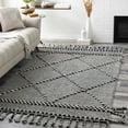 thumbnail image 6 of Hauteloom Ninderry Wool Living Room, Bedroom Area Rug - Bohemian, Transitional - Black, Cream - 8' x 10', 6 of 10