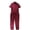 red, variant on Ralph Lauren Womens Solid Jumpsuit, Red, 8