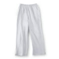 thumbnail image 2 of Collections Etc Women's Cotton Knit Cropped Capri Pants with Elastic Waist Gray Large, 2 of 8