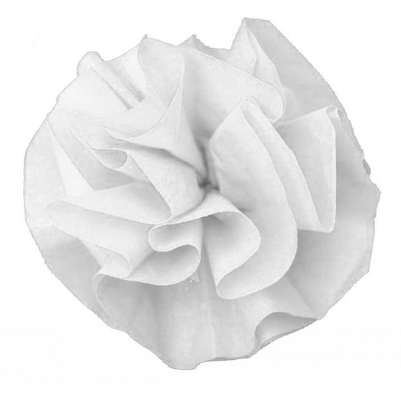 25 Car Limo wedding Decoration Plastic Pom Poms Flower 4" - white