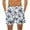 White, variant on DIOAZUD Mens Big and Tall Swimming Trunks Palm Tree Tropical Print Swim Shorts Summer Beach Bathing Suit Elastic Waisted Drawstring Swimwear Lightweight Beachwear with Pockets