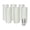 White, variant on 6 Pack Stonebriar Flameless LED 3"x 6" Off-White Real Wax Pillar Candle with Timer and Remote