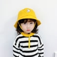 thumbnail image 4 of Hat Bear Pattern Sun Protection Cotton Breathable Baby Girls Bucket Cap for Baby, 4 of 8