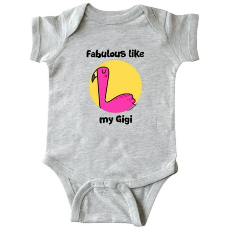 

Inktastic Fabulous like my Gigi Gift Baby Boy or Baby Girl Bodysuit