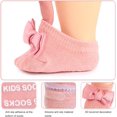 thumbnail image 6 of 4-Pair Baby Girls Socks, Non-Slip Grips for Babies Toddler, Ankle Socks for Girls, 6 of 6
