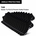 thumbnail image 4 of Black 6-11 Ankle Socks, 12 Pairs Athletic Casual Low Cut Short For Men, 4 of 6
