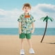 thumbnail image 3 of Conjunto de atuendo JunNeng para bebé niño hawaiano tropical de 4 a 5 años, 3 of 6