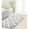 thumbnail image 3 of Vista Living Chunky Shag Collection Striped Geometric Traditional Area Rug, 3 of 3