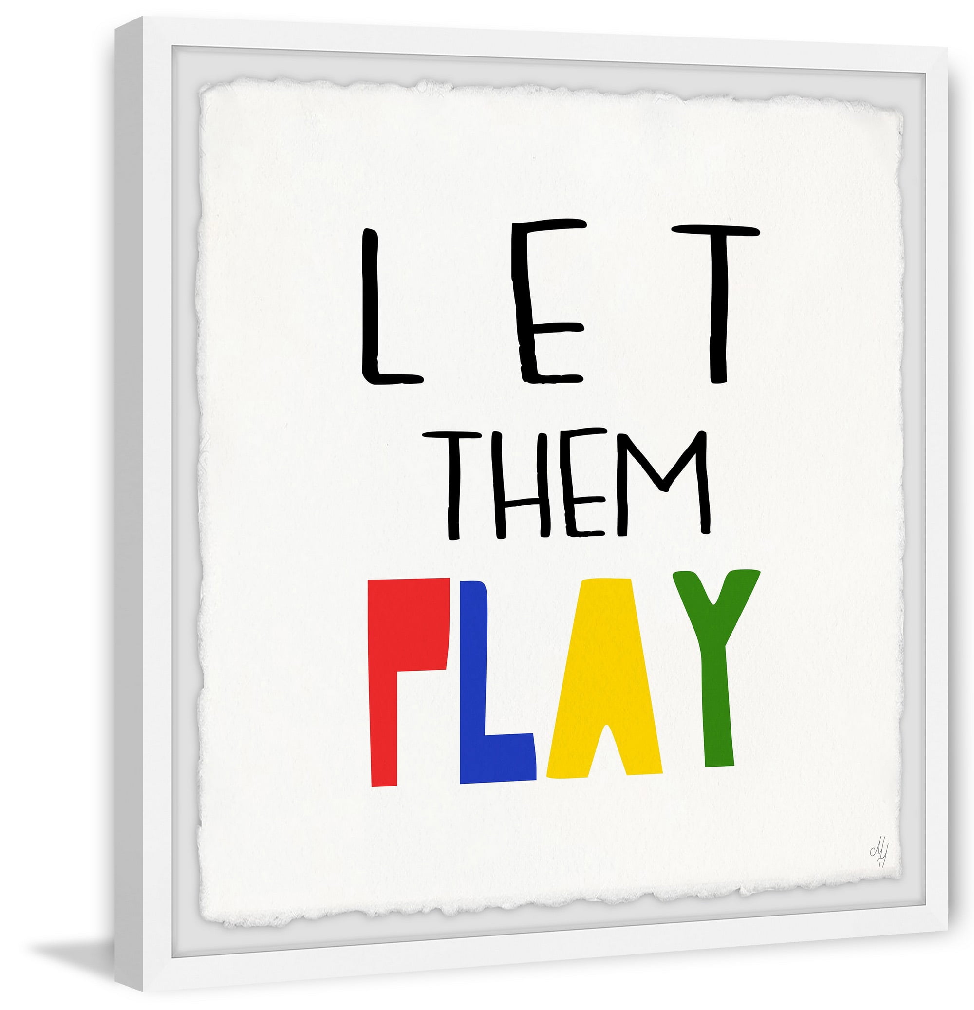 Marmont Hill Let Them Play Framed Wall Art