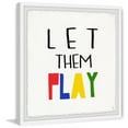 thumbnail image 2 of Marmont Hill Let Them Play Framed Wall Art, 32.00" x 1.50", 2 of 6