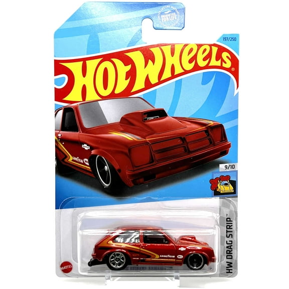 Hot Wheels HW Drag Strip '76 Chevy Chevette Diecast Car (Pearlescent Red)