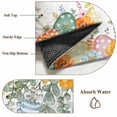 thumbnail image 6 of Entryway Rug 2'x3', Easter Eggs Small Rug for Kitchen Bathroom Door Mat Indoor Entrance, Bunny Eucalyptus Leaves Spring Flower Plant Non-Slip Area Rugs Floor Mats Carpet Front Door Rugs, 6 of 8