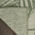 thumbnail image 3 of Nourison Garden Oasis Indoor/Outdoor Green Ivory 6' x 9' Area Rug (6x9), 3 of 9