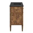thumbnail image 4 of Modway Elysian 48" Single Sink Wood Bathroom Vanity in Black/Brown, 4 of 17