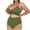 Green, variant on Bikinis For Women Blouson Tankini Swimsuits for Women Loose Fit Floral Printed Modest Two Piece Bathing Suits,Khaki XXL