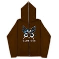 thumbnail image 3 of Sudaderas informales con mariposas Y2k oscuras europeas y americanas para hombres y mujeres, sudaderas con capucha góticas para parejas, sudadera con cremallera de gran tamaño Harajuku, 3 of 5