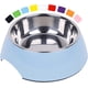 thumbnail image 1 of Comedero Antideslizante para Perros - Comedero para Gatos - Comedero para Perros en Acero Inoxidable y Melamina - para Perros Grandes y Pequeños - Azul, 160 ML - Varios Colores y Tamaños, 1 of 5