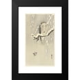 thumbnail image 2 of Ohara Koson 12x18 Black Modern Framed Museum Art Print Titled - Hawk with Captive Tree Sparrow (1900 - 1930), 2 of 5