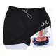 thumbnail image 1 of Short Gym Hombre Deportiva 4 En 1 Bolsa Celular Dragon Ball, 1 of 6