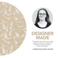 thumbnail image 2 of Deconovo Throw Pillow Cases for Dormitorio Sofa Curly Patterned Jacquard Pillow Covers with Edges, Juego de 2, Candied Ginger, 18x18 Inch, 2 of 7