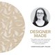thumbnail image 2 of Deconovo Throw Pillow Cases for Dormitorio Sofa Curly Patterned Jacquard Pillow Covers with Edges, Juego de 2, Candied Ginger, 18x18 Inch, 2 of 7